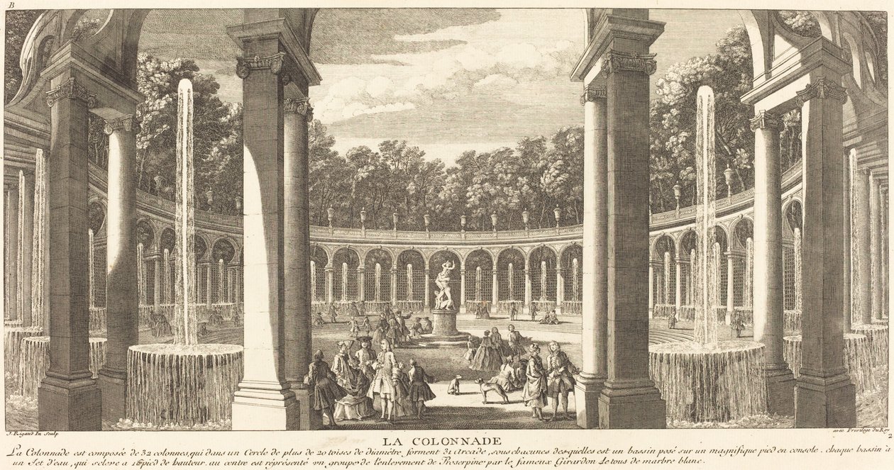 Die Kolonnade von Jean Baptiste Rigaud