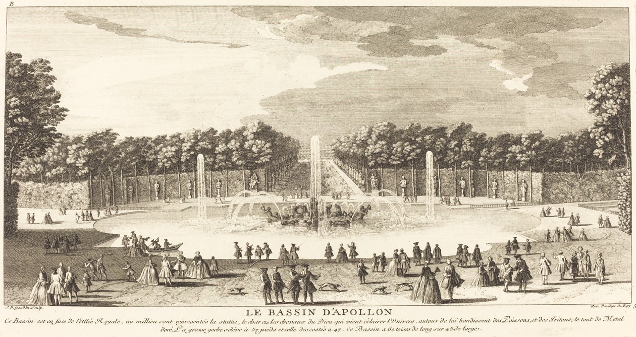 Das Becken des Apollon von Jean Baptiste Rigaud