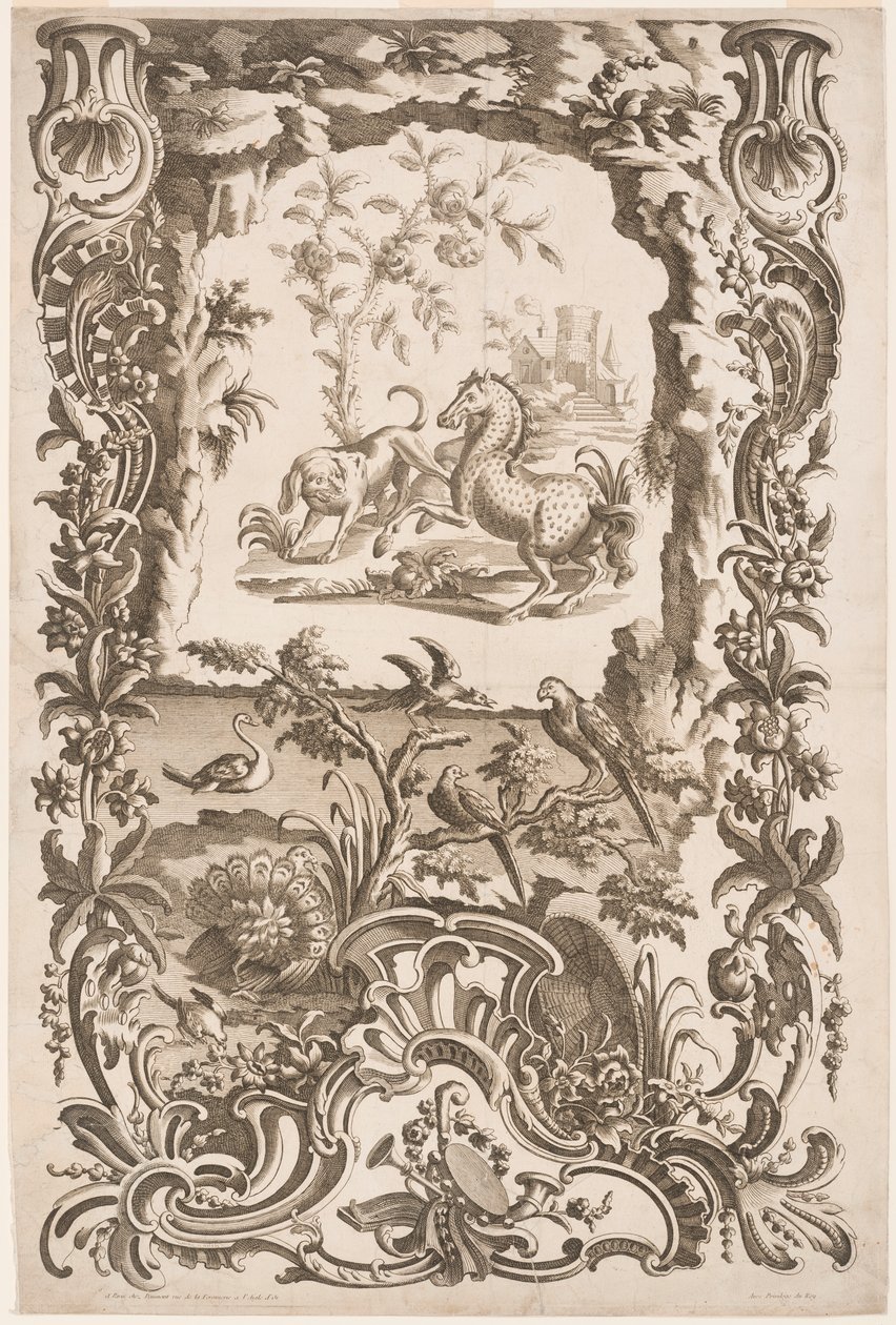 Druck von Jean Baptiste Scotin I
