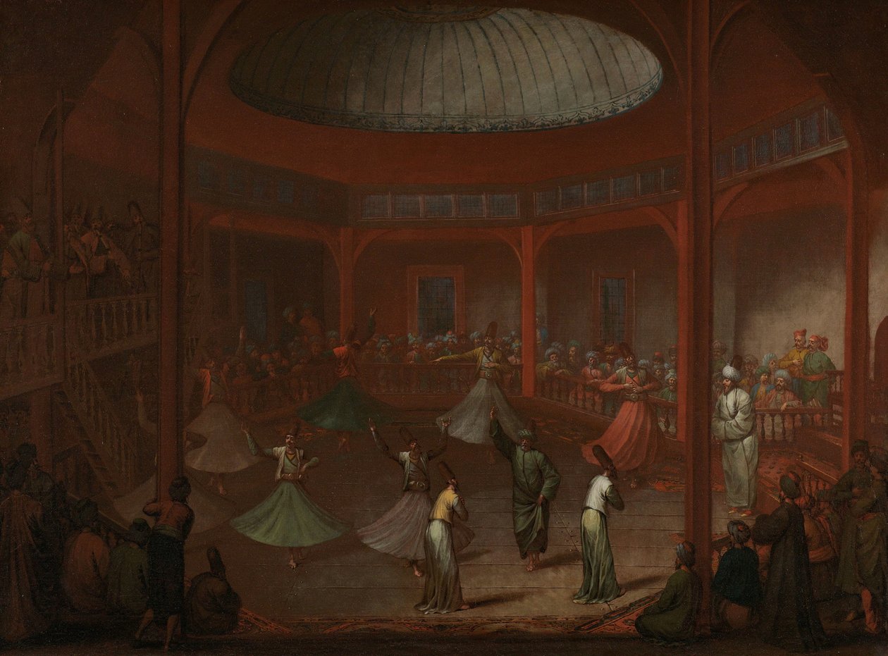 Wirbelnde Derwische von Jean Baptiste Vanmour