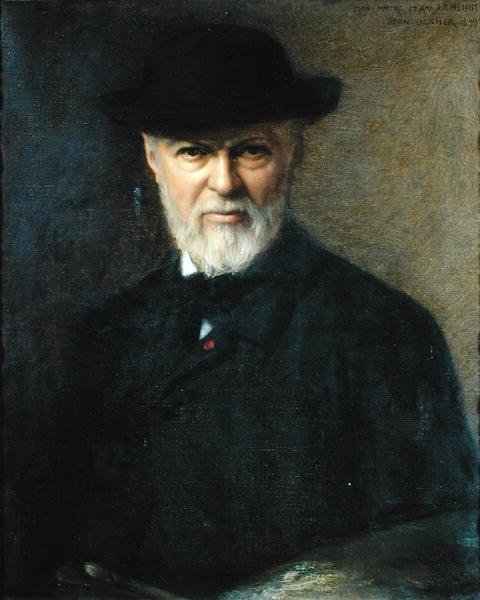 Porträt von Jean-Jacques Henner (1829-1905) 1899 von Jean Benner