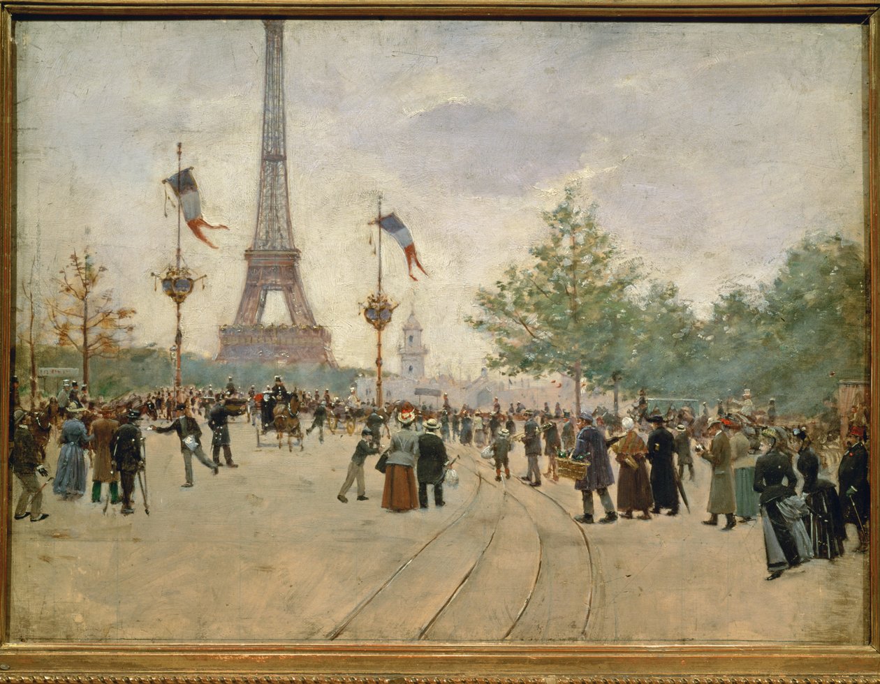 Eingang zur Weltausstellung in Paris von Jean Beraud