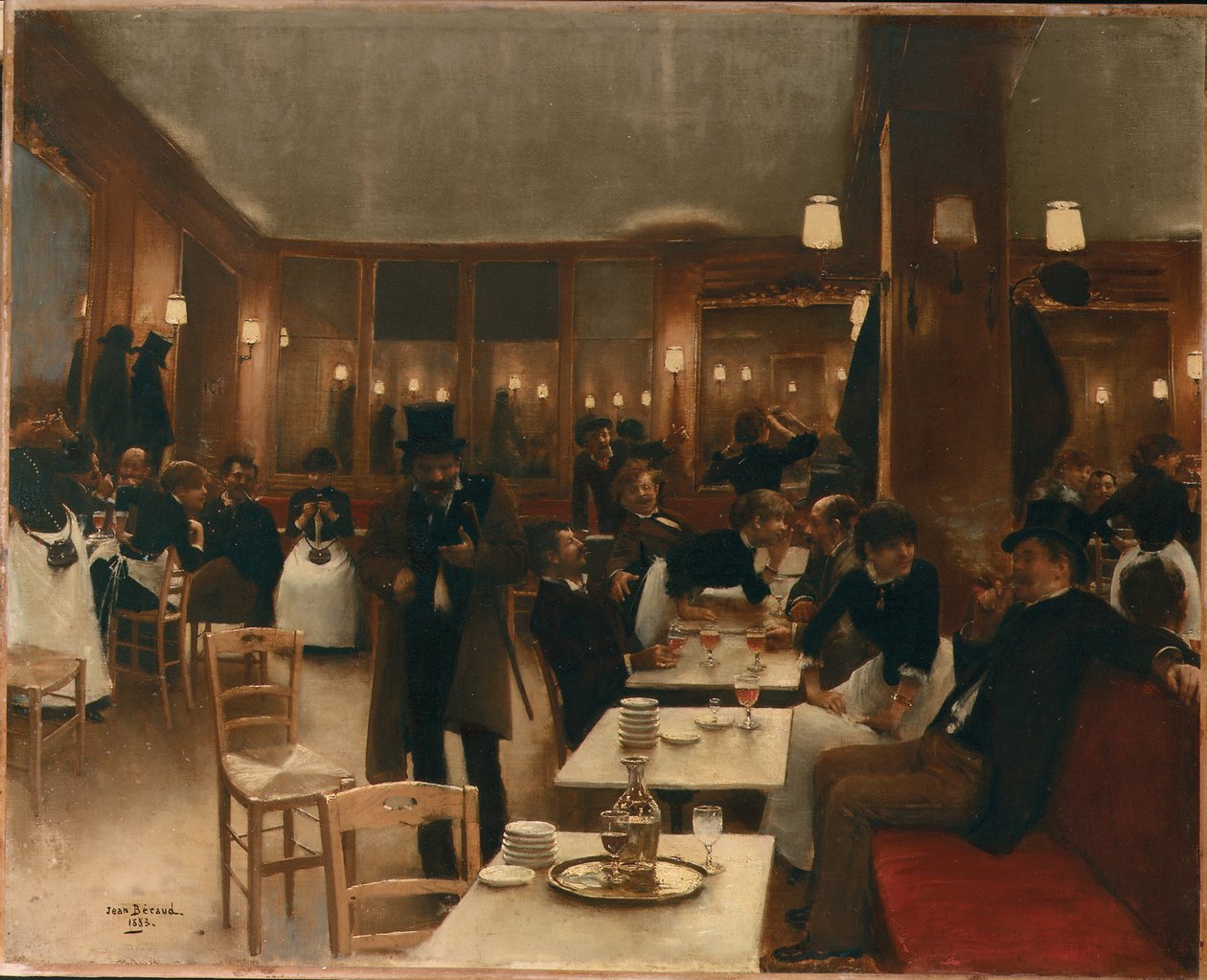 Die Brauerei, 1883 von Jean Beraud