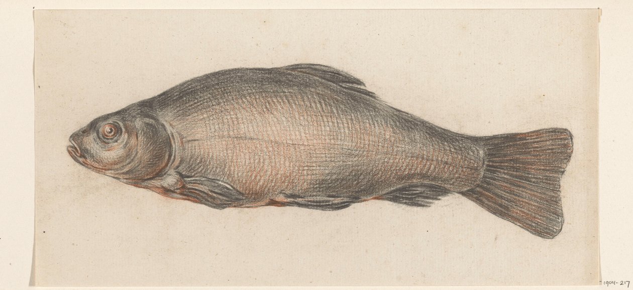 Fisch, nach links von Jean Bernard