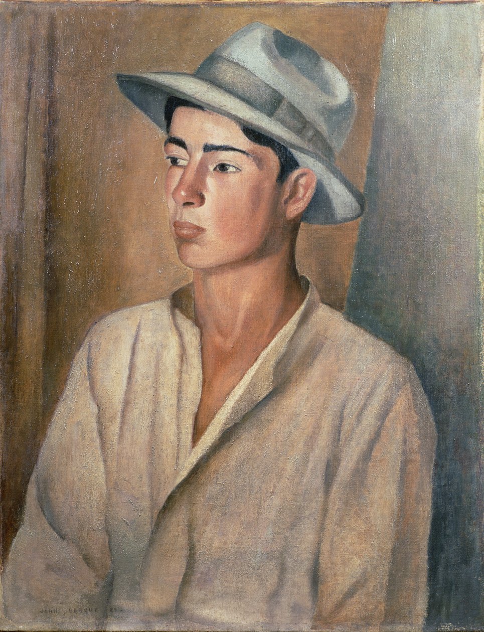 Mann mit Hut von Jean Berque