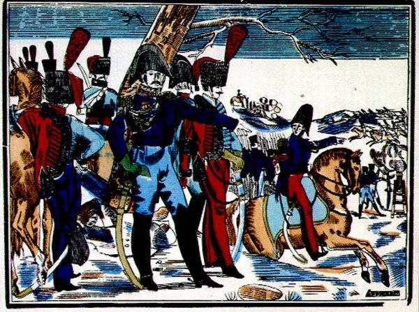 Der Rückzug aus Russland von Jean Charles (after) Pellerin