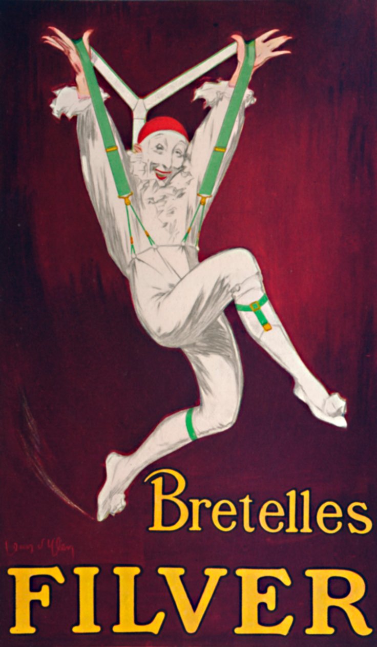 Bretelles Filver - Französisches Plakat von Jean D