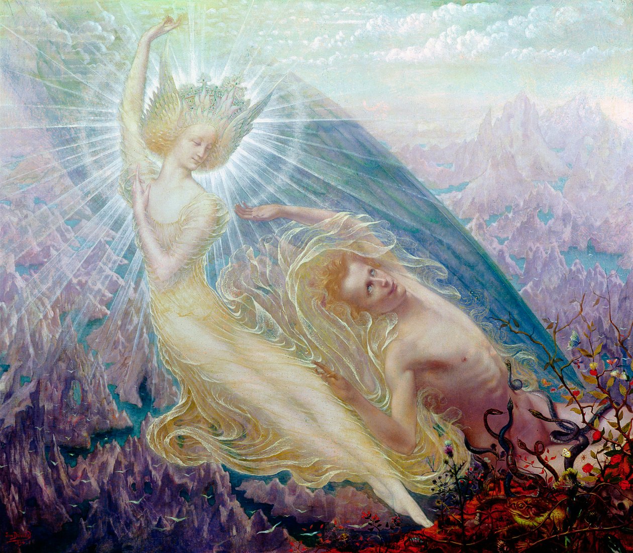 Der Engel der Herrlichkeiten von Jean Delville