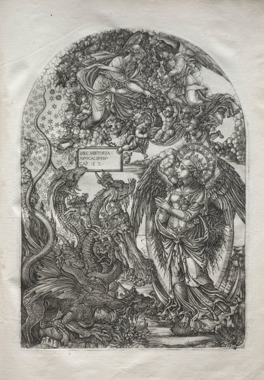 Die Apokalypse: St. Michael und der Drache von Jean Duvet