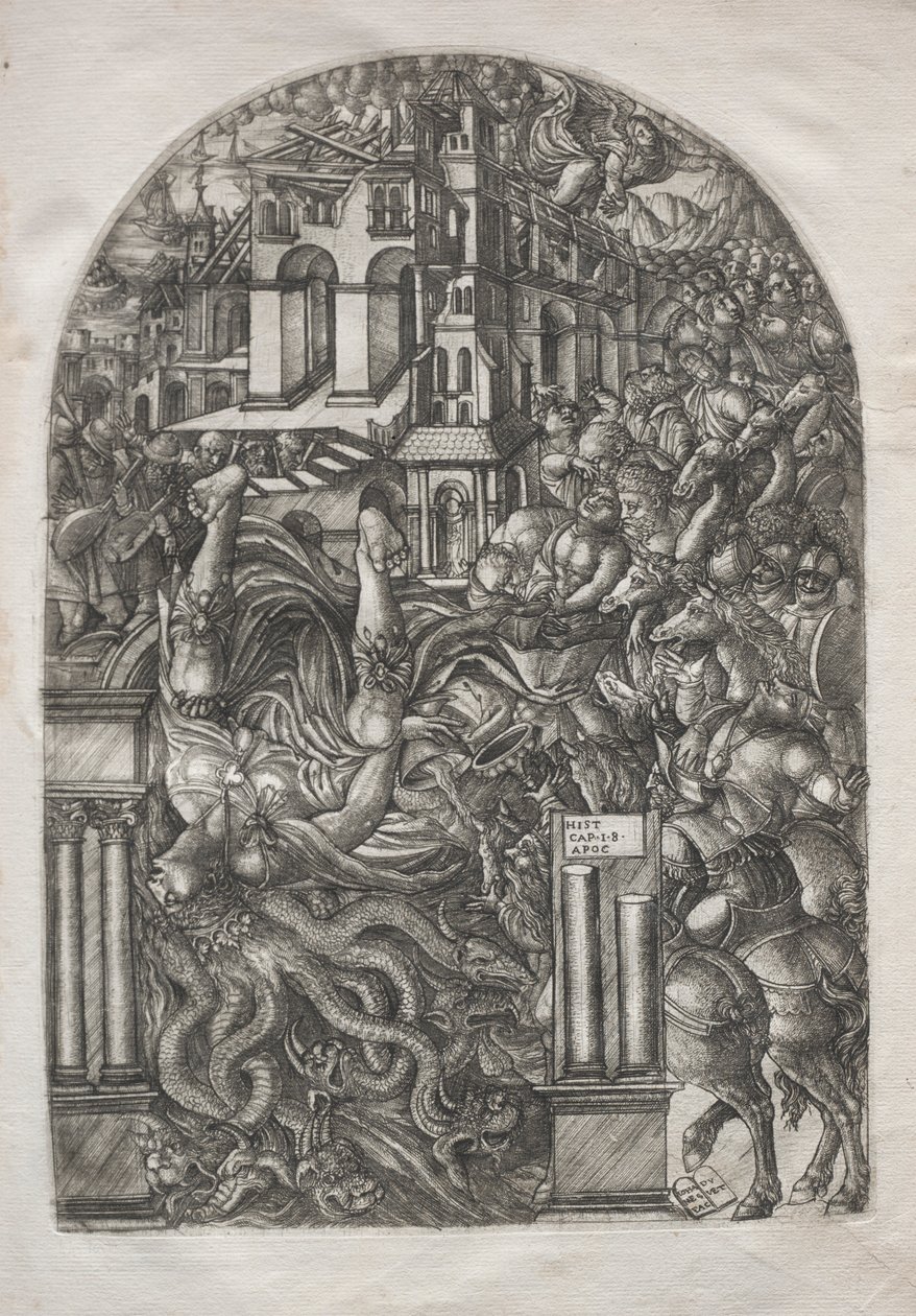 Die Apokalypse: Der Fall Babylons von Jean Duvet