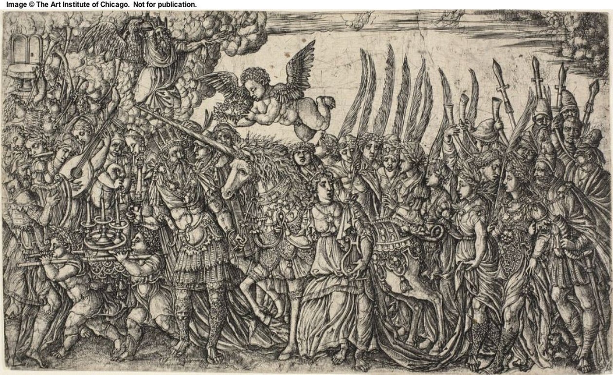 Triumph des Einhorns von Jean Duvet