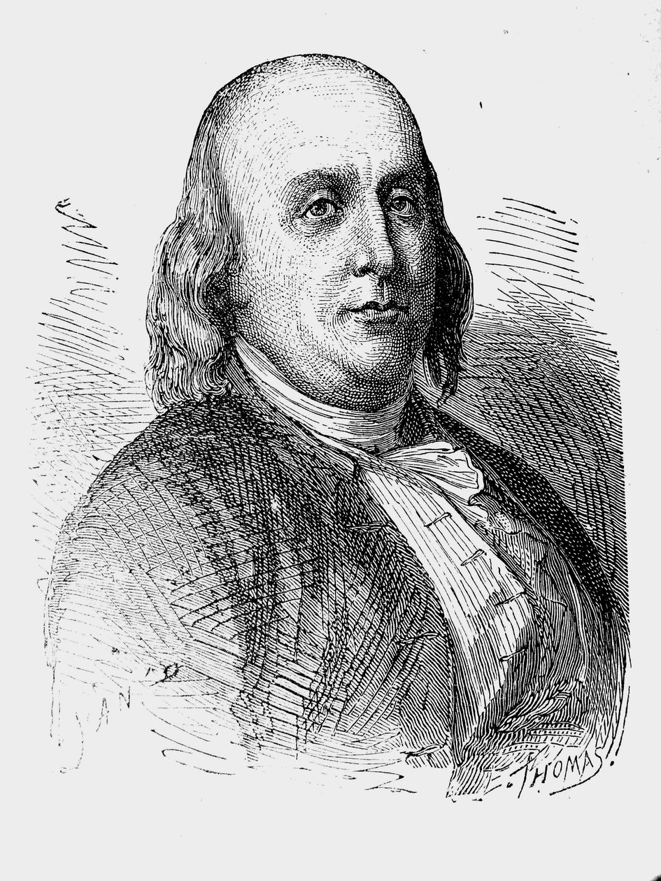 Benjamin Franklin von Jean Edouard Dargent