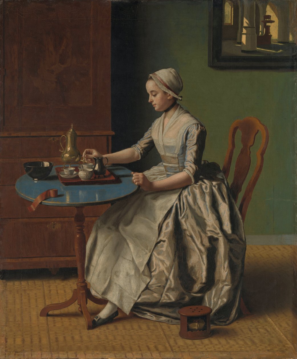 Niederländisches Mädchen beim Frühstück von Jean Étienne Liotard