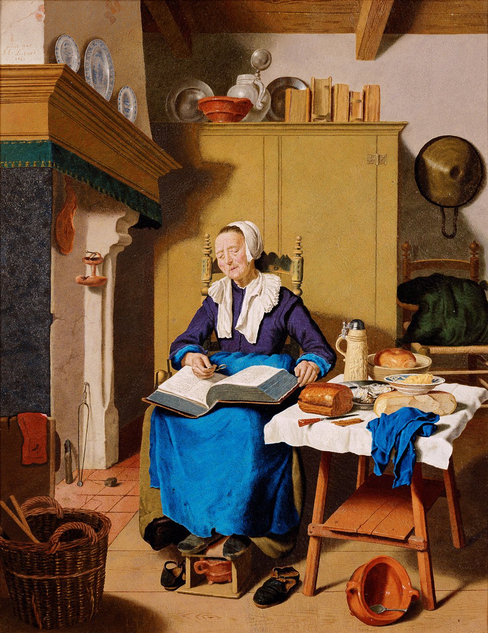 Alte Frau von Jean Étienne Liotard