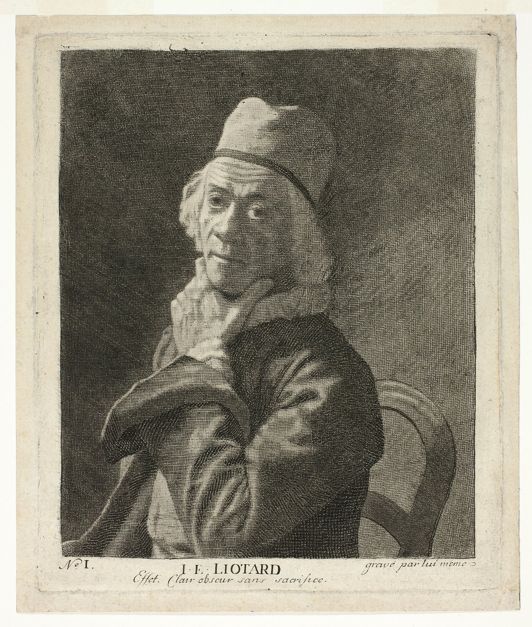 Das kleine Selbstporträt von Jean Étienne Liotard