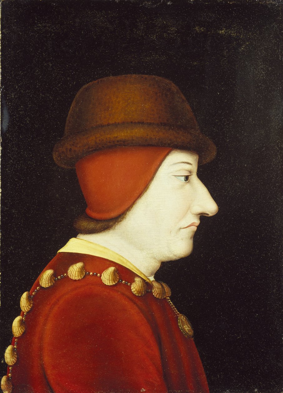 Porträt von Ludwig XI. von Jean Fouquet