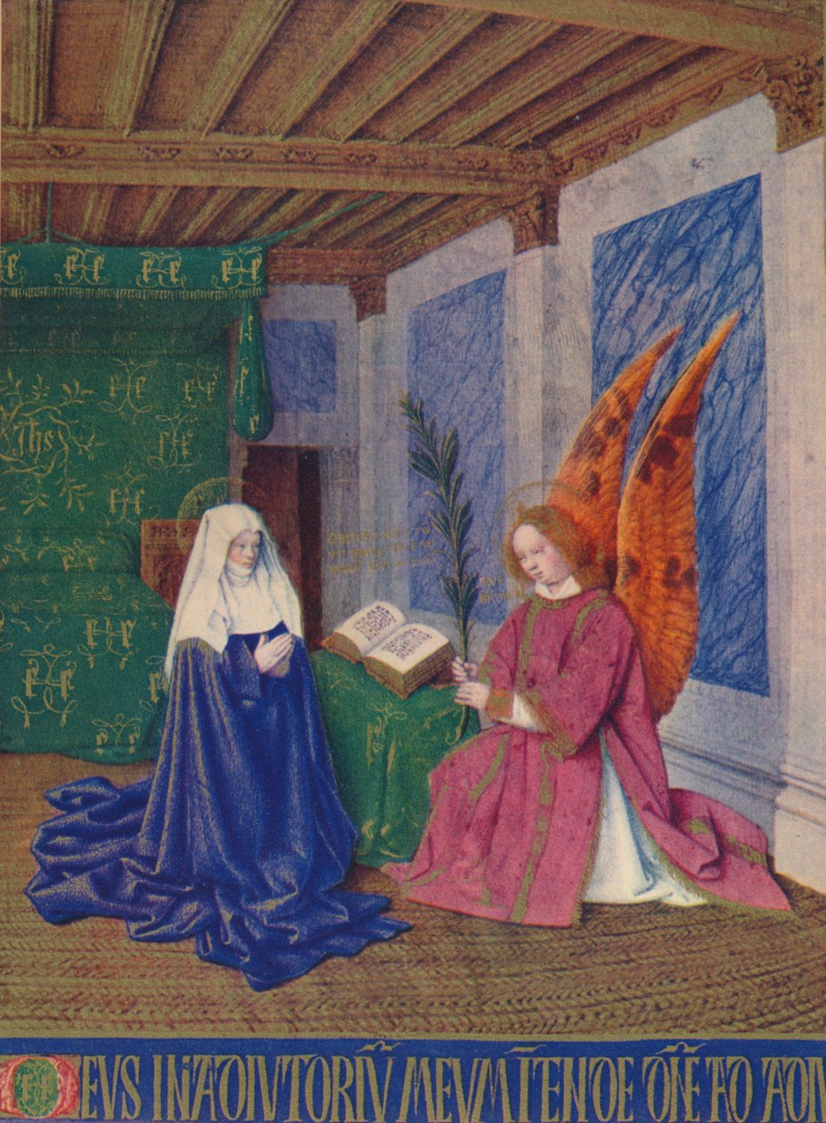 Die zweite Verkündigung von Jean Fouquet