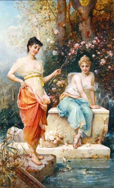 Frösche von Jean Francois Armand Felix Bernard