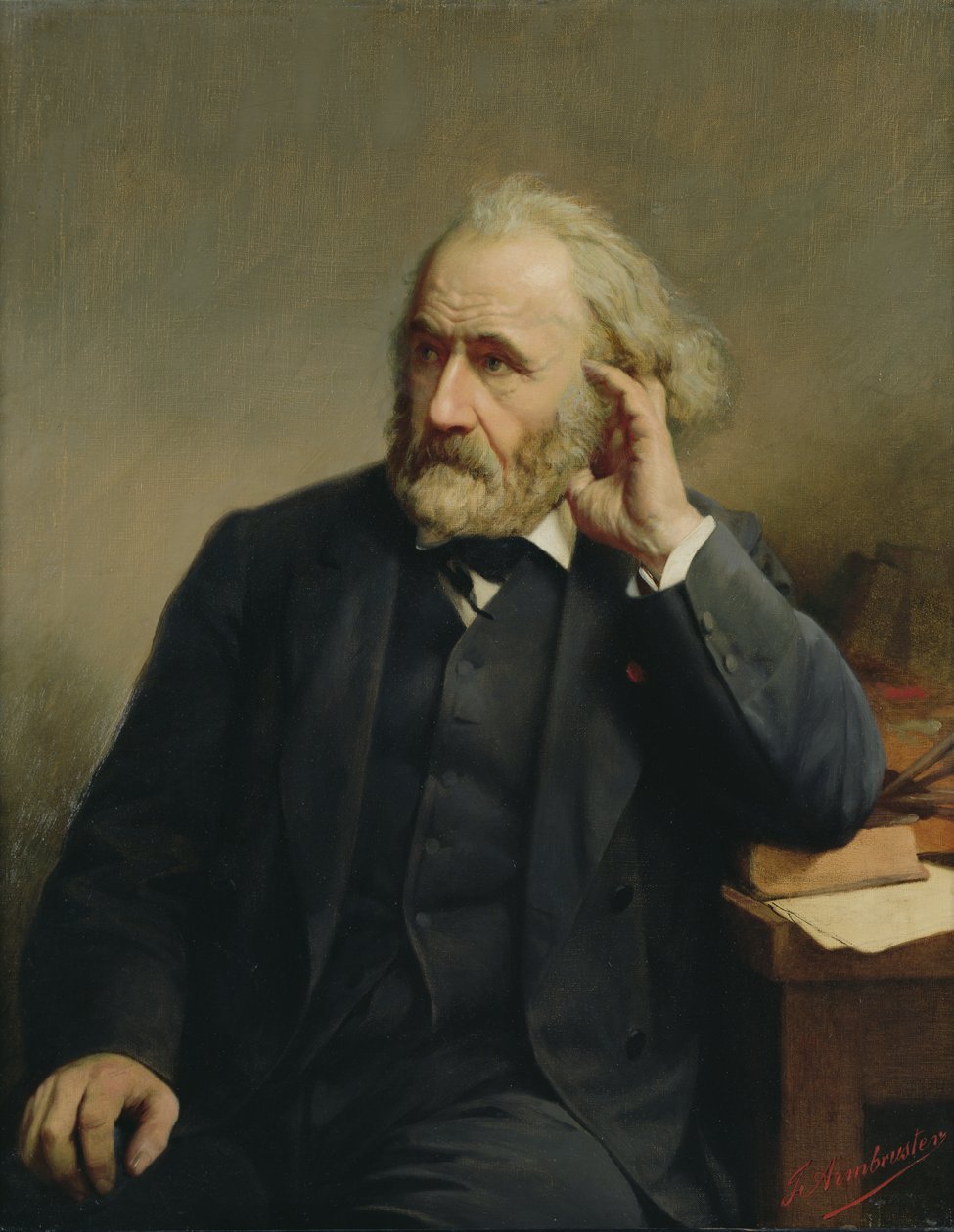 Porträt von Joseph Chenavard (1807-95) von Jean Francois Armbruster