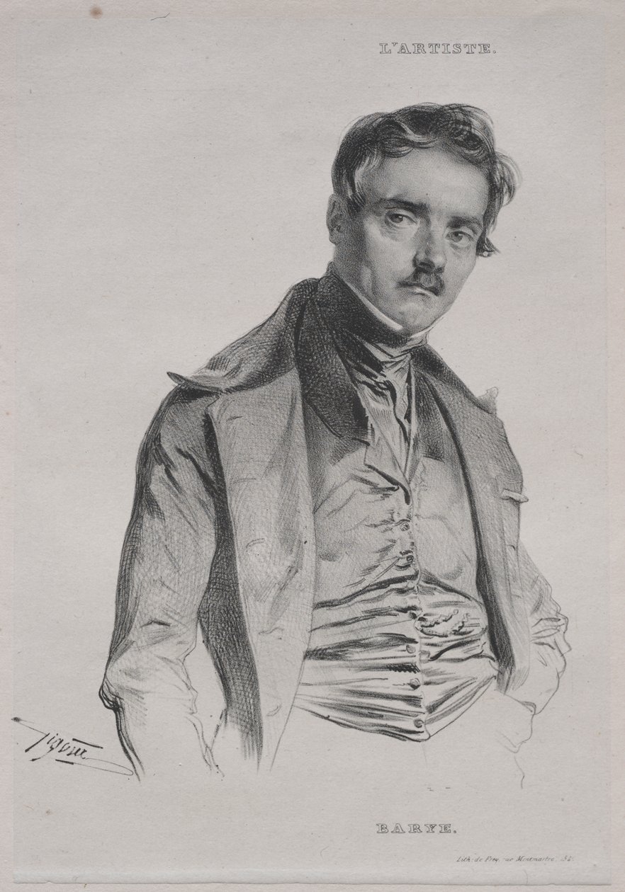 Antoine-Louis Barye von Jean Francois Gigoux