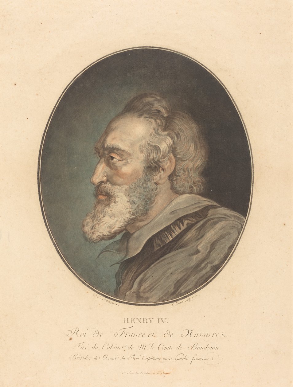 Heinrich IV., 1777 von Jean Francois Janinet