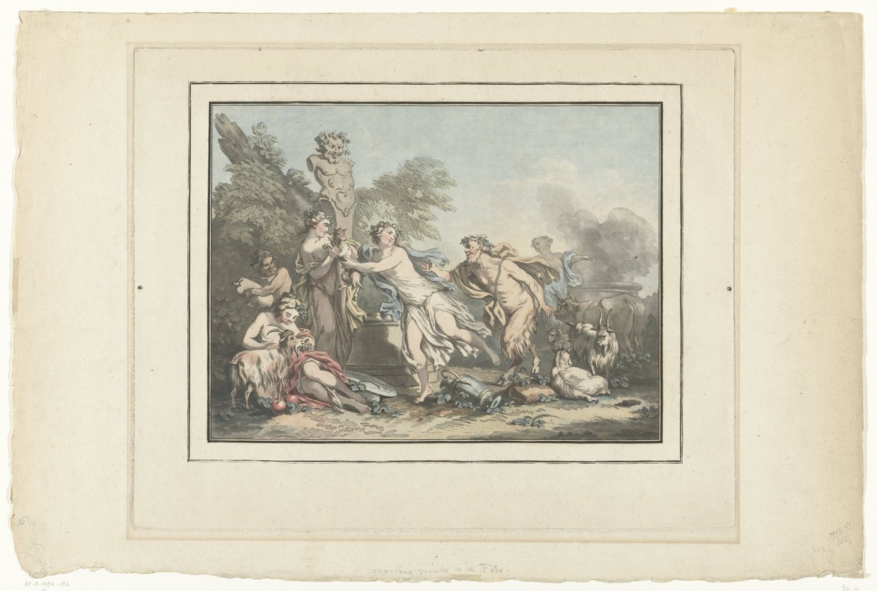 Hirtinnen und Satyrn von Jean Francois Janinet