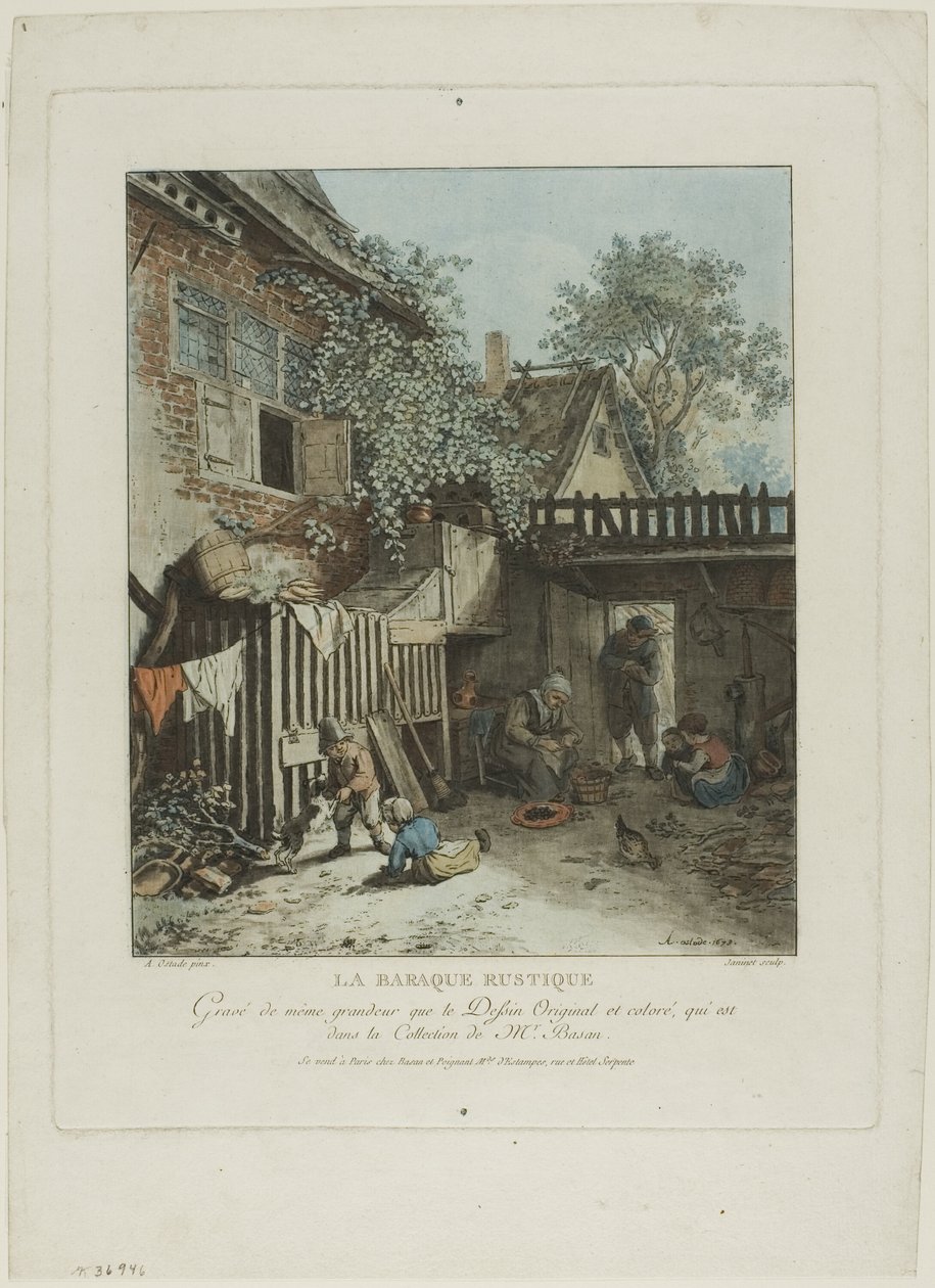 Die Rustikale Hütte von Jean Francois Janinet