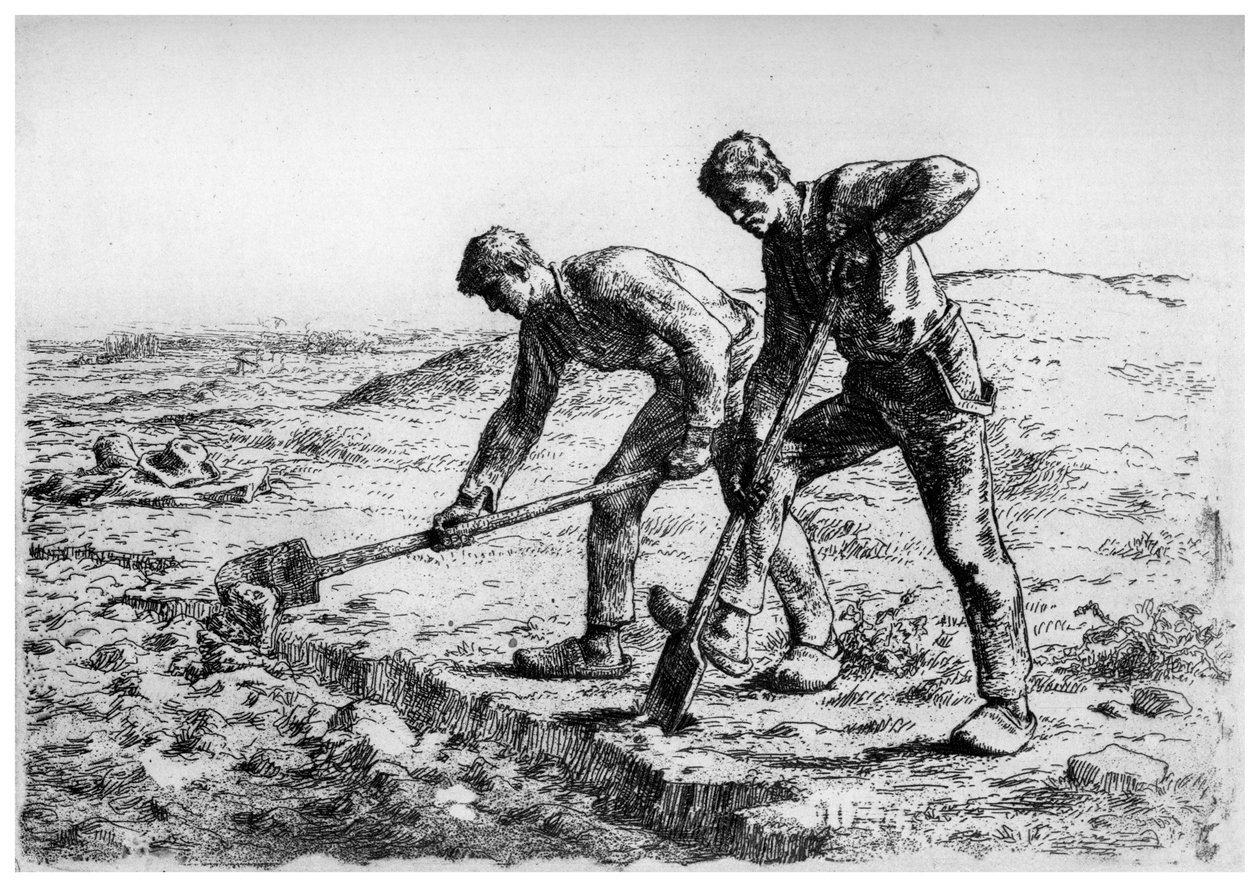 Gräber, um 1835-1875, 1924 von Jean Francois Millet