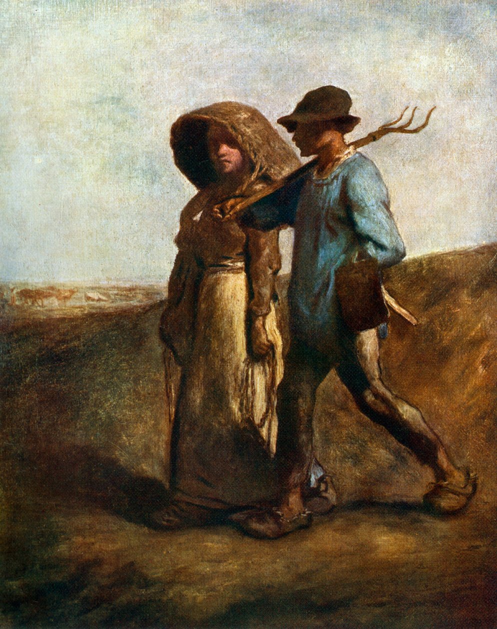 Zur Arbeit gehen von Jean Francois Millet