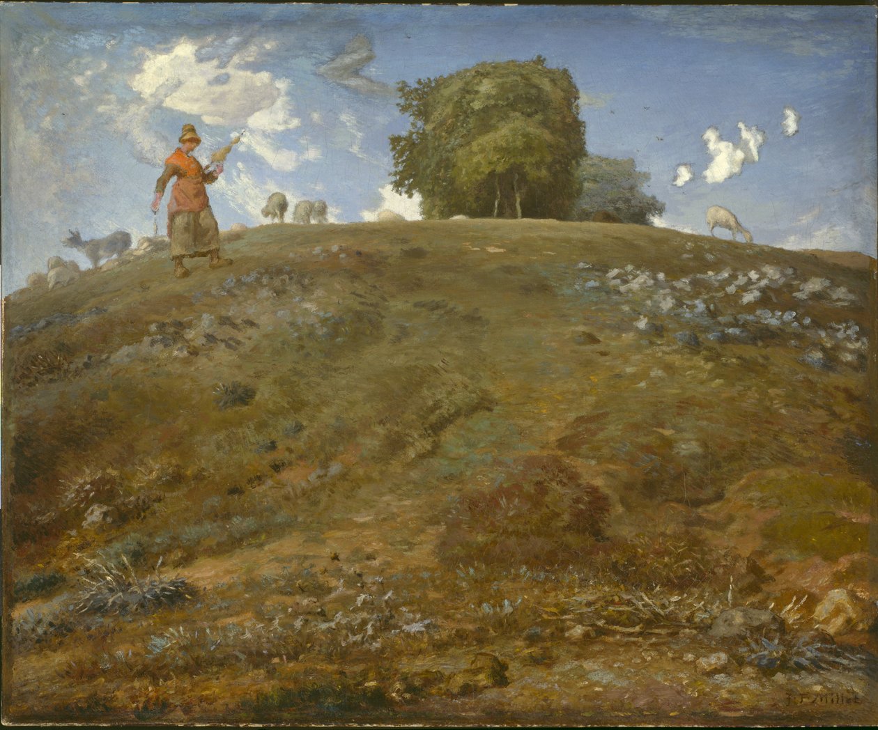 In der Auvergne, 1866-69 von Jean Francois Millet