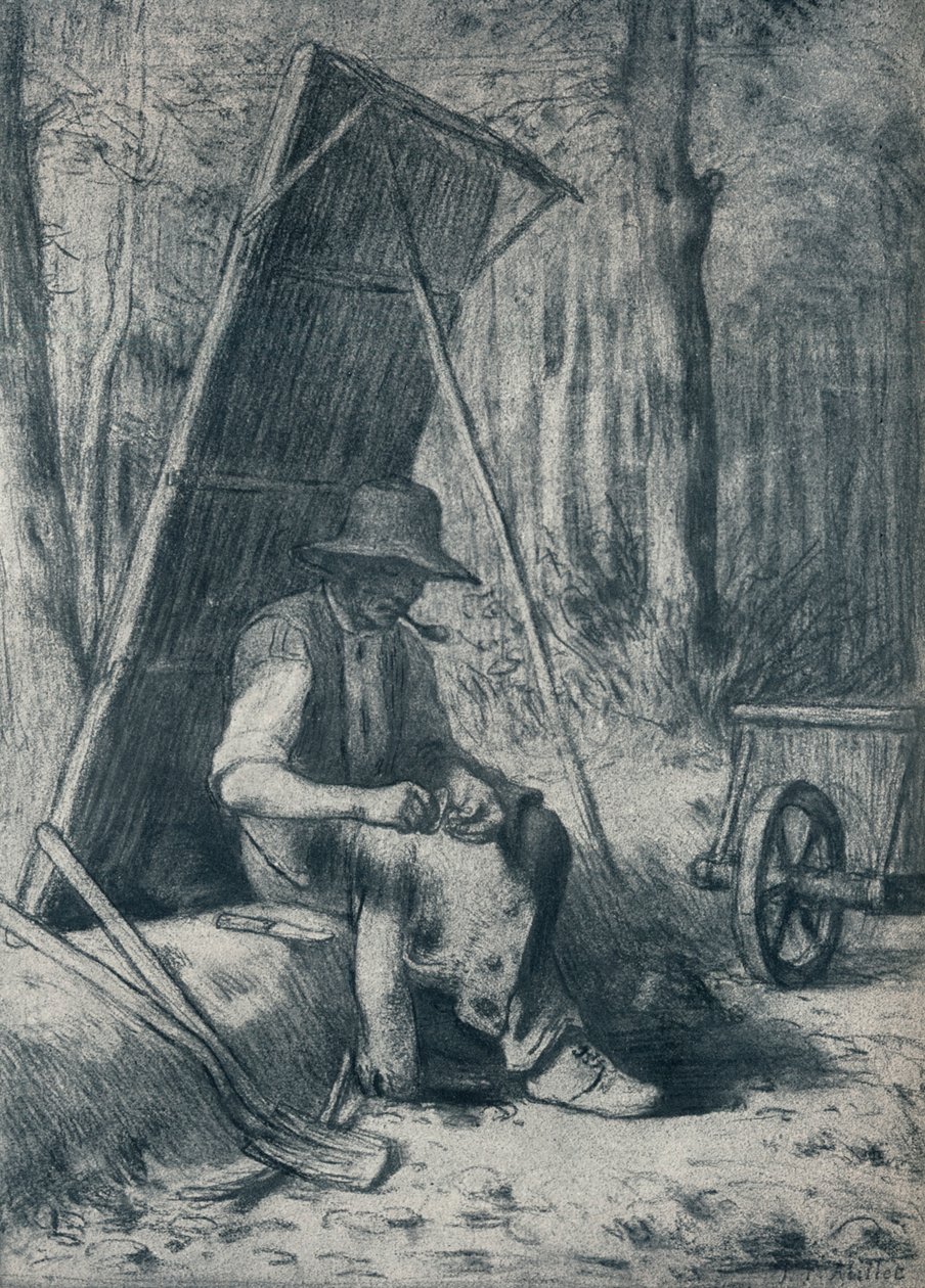 Le Cantonnier, der Straßenarbeiter von Jean Francois Millet