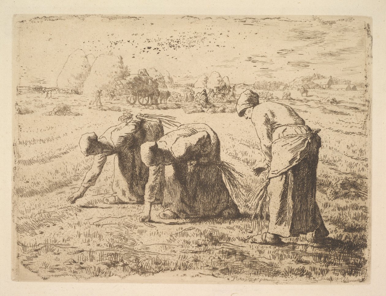 Die Ährenleserinnen, 1834-75 von Jean Francois Millet