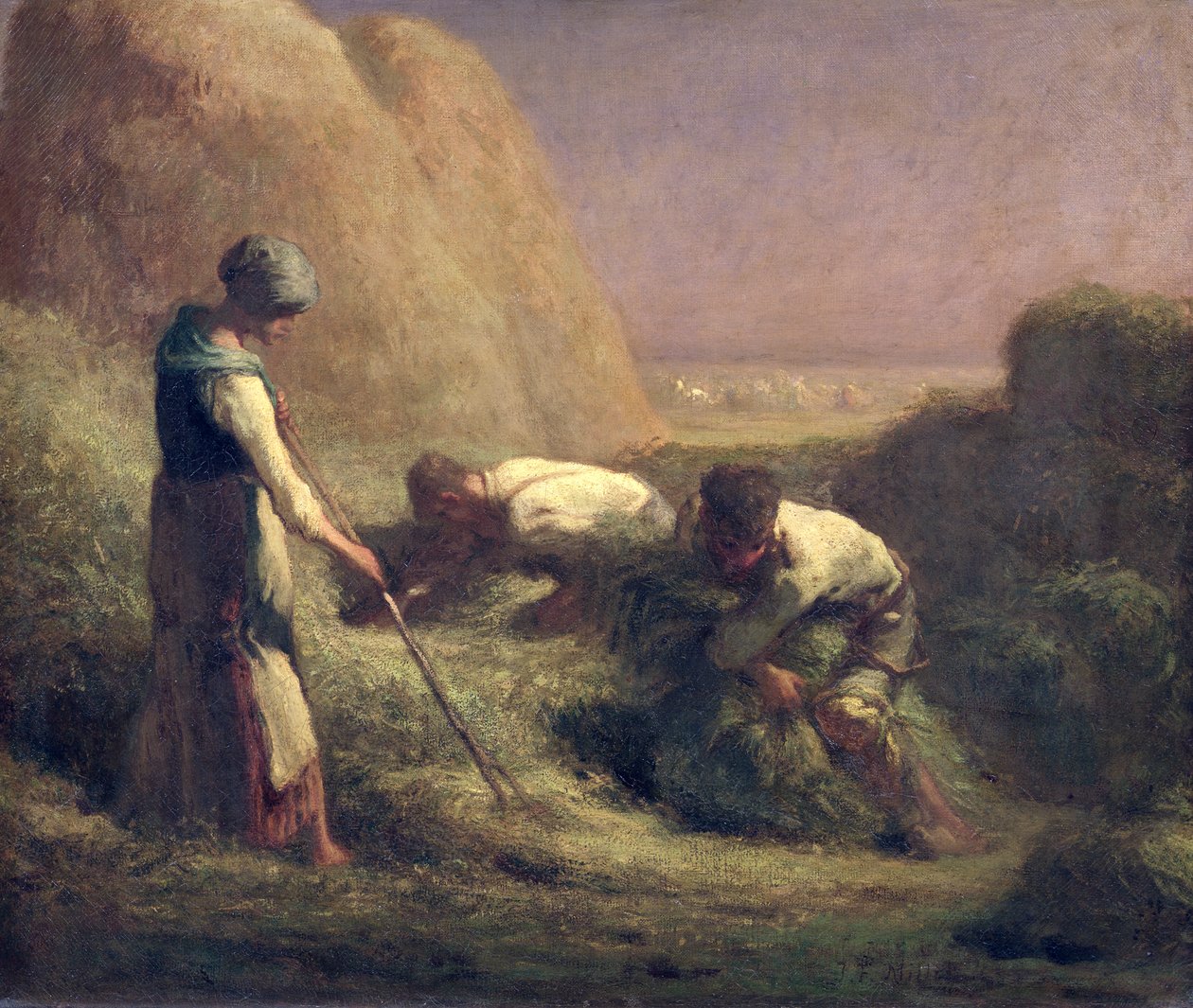 Die Heubinder von Jean Francois Millet