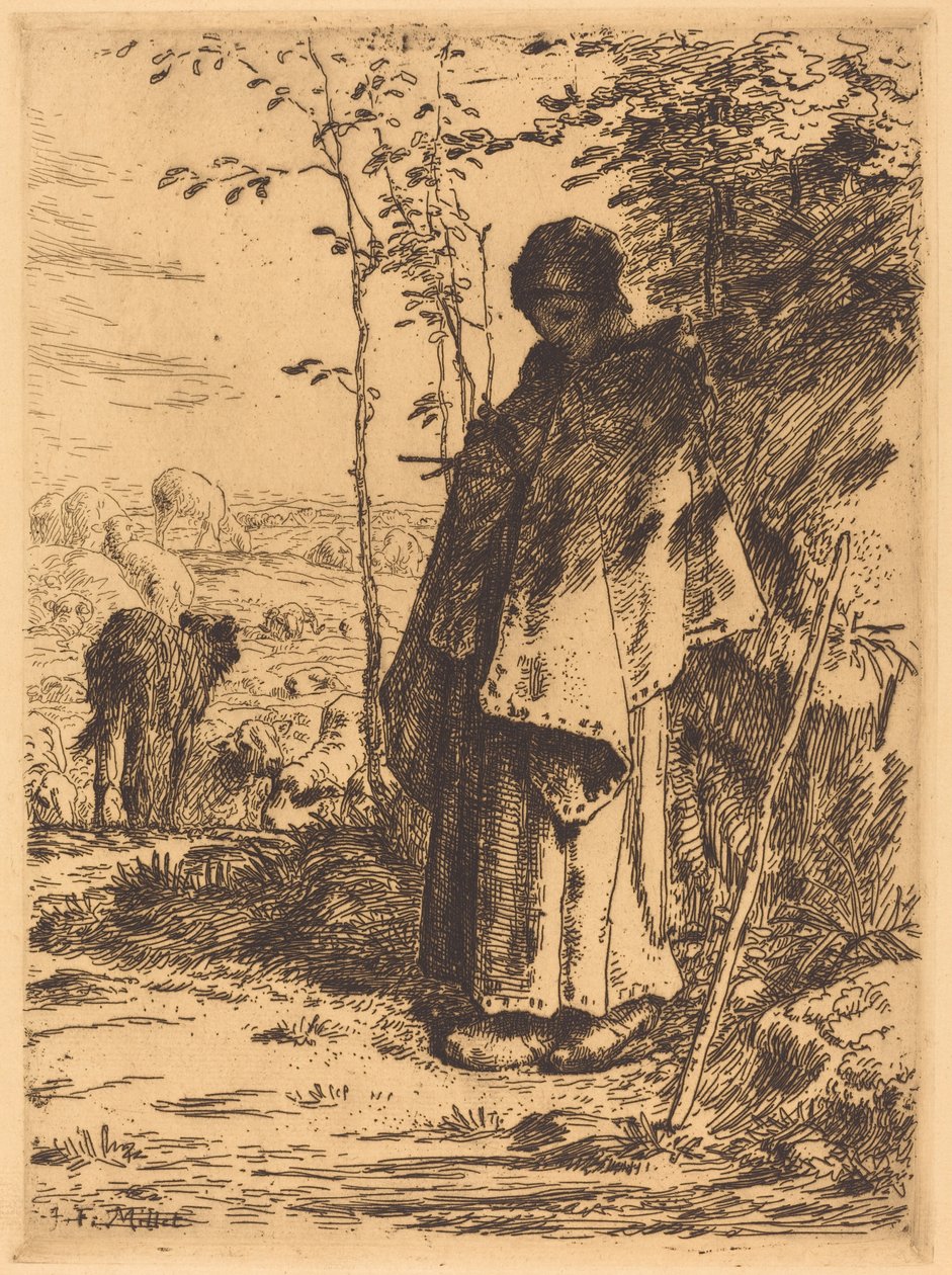 Die große Schäferin von Jean Francois Millet