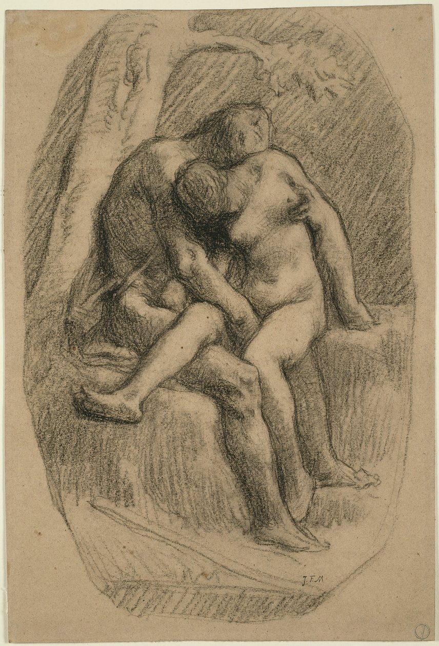 Die Liebenden von Jean Francois Millet