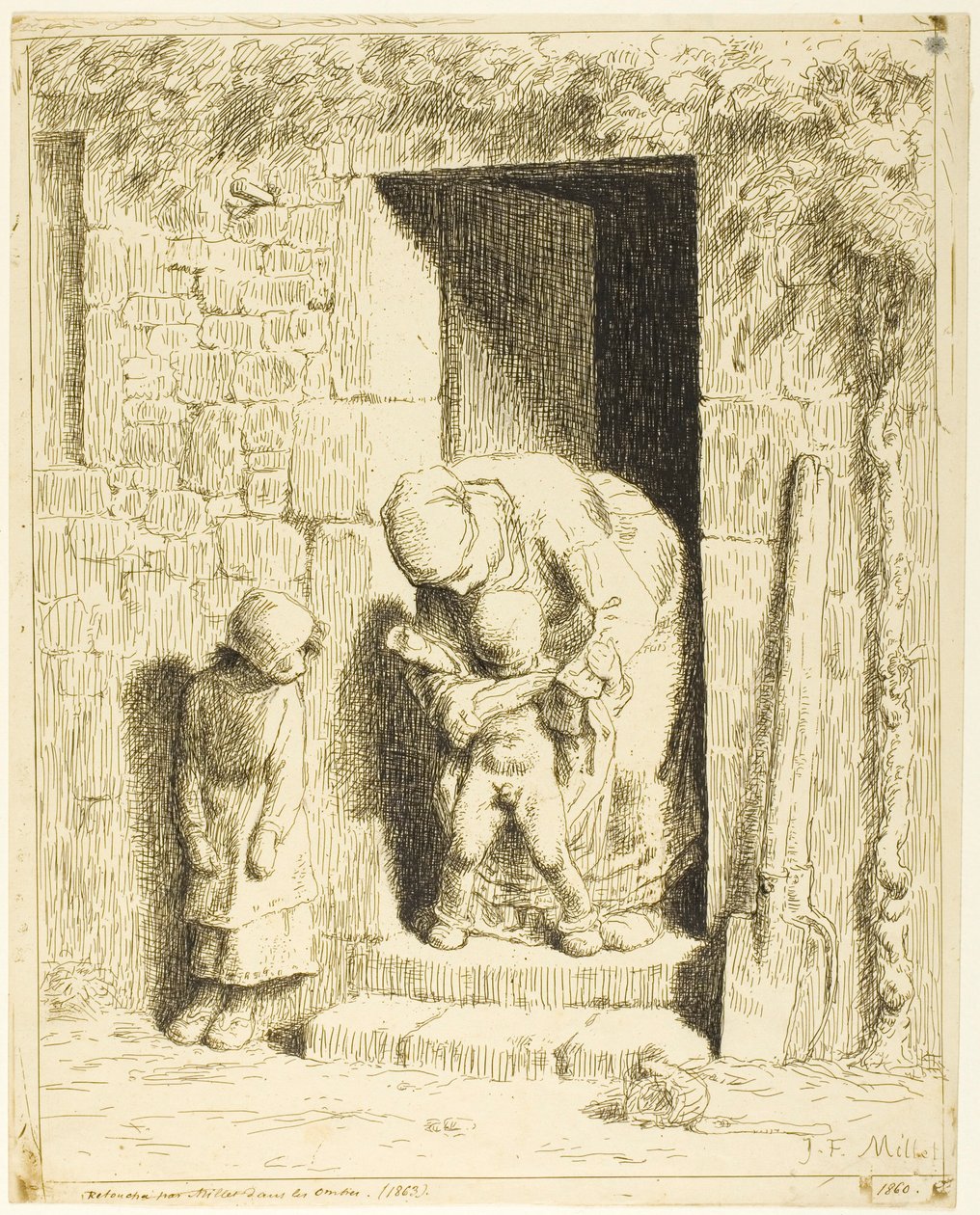 Die mütterliche Vorsicht von Jean Francois Millet