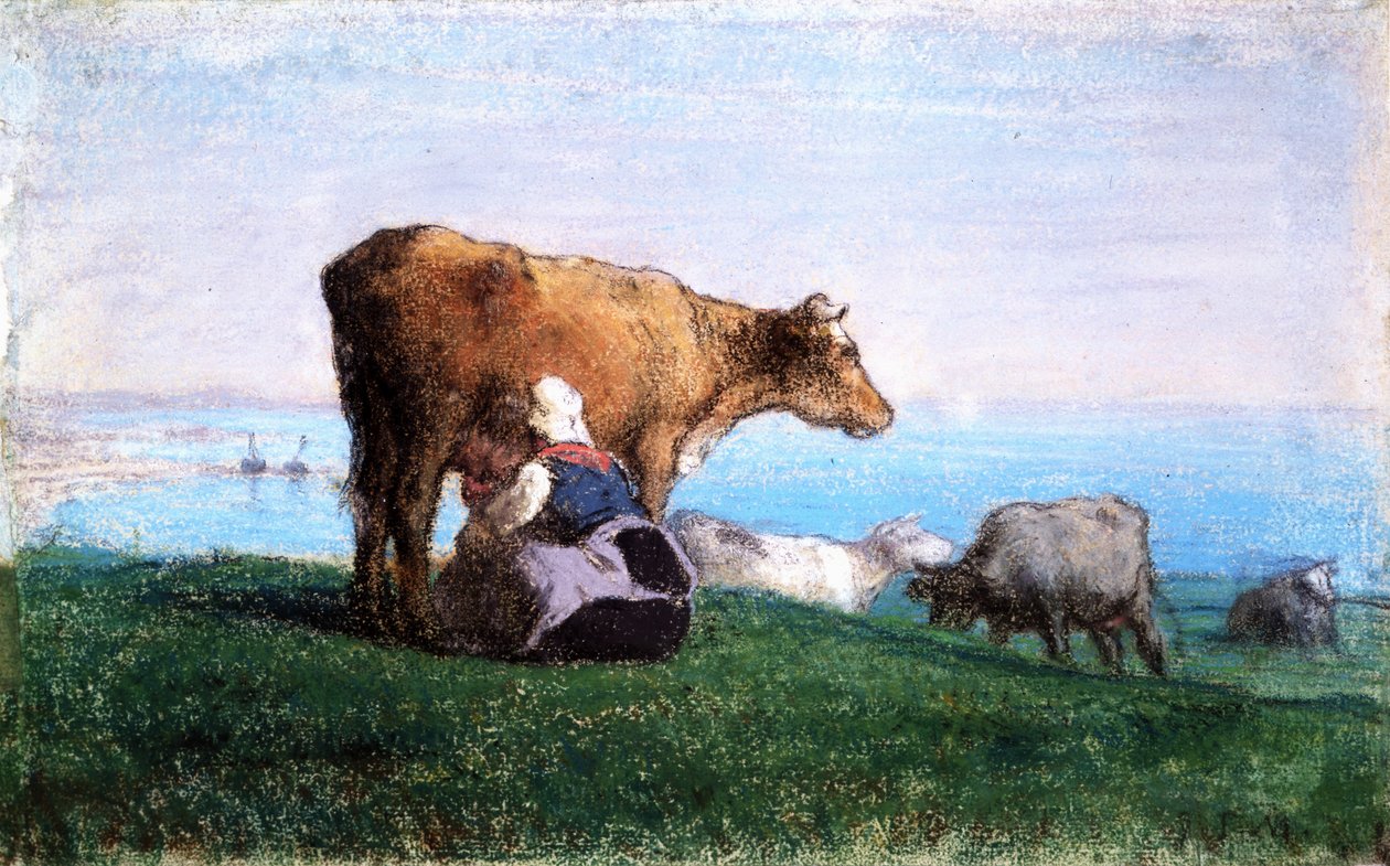 Die Milchmagd von Jean Francois Millet