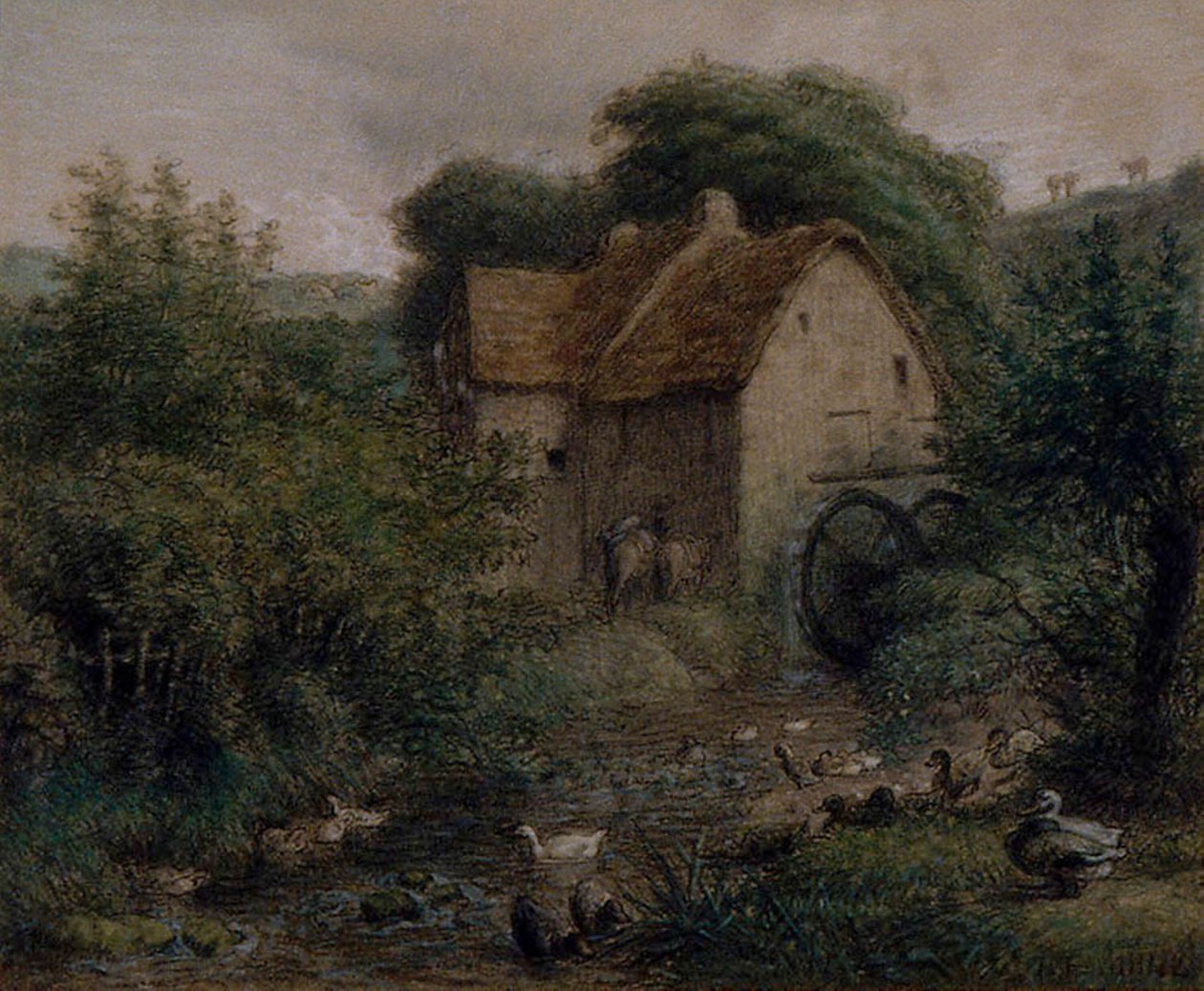 Die alte Mühle von Jean Francois Millet
