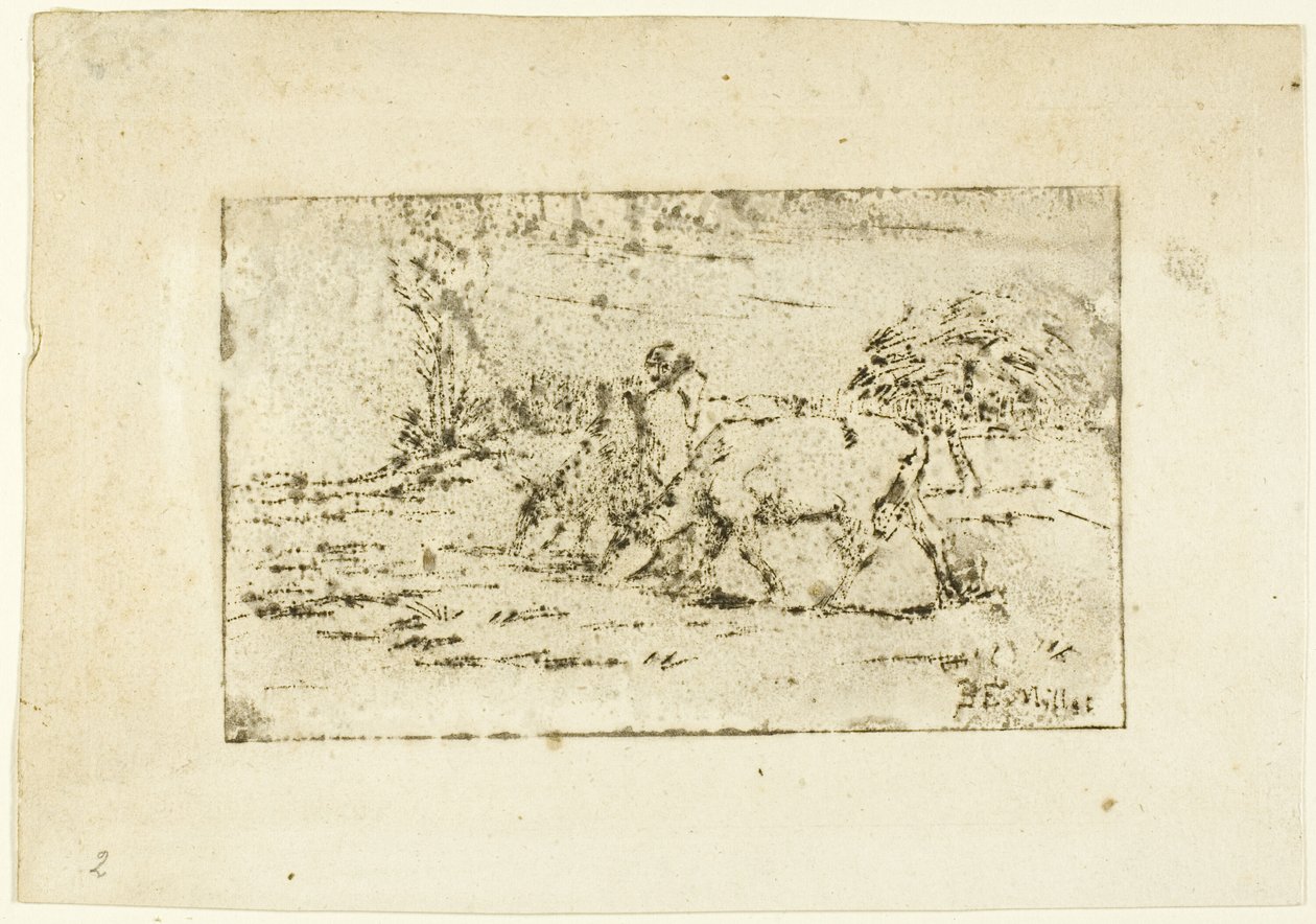 Die zwei Kühe von Jean Francois Millet