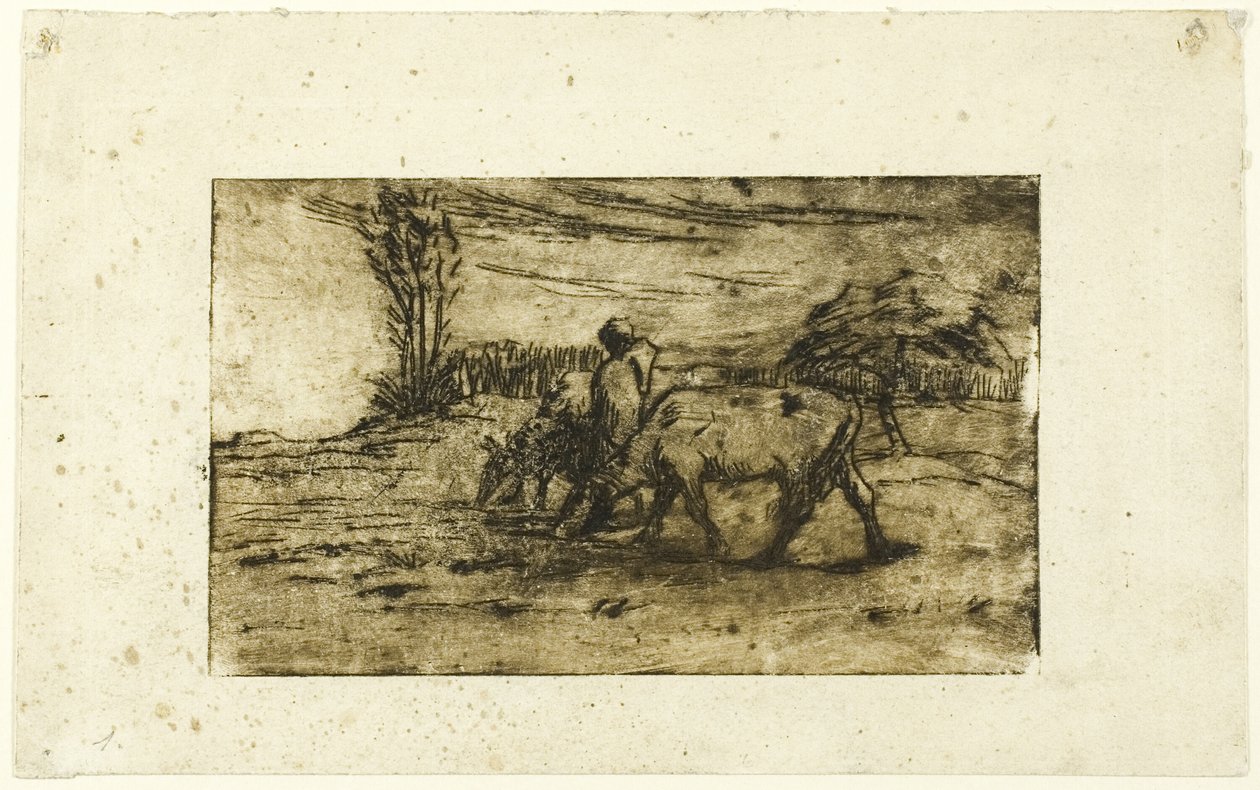 Die zwei Kühe von Jean Francois Millet
