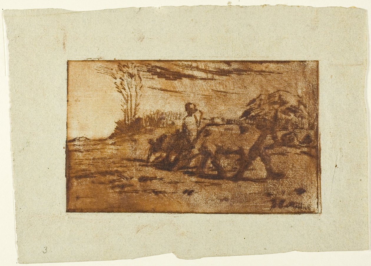 Die zwei Kühe von Jean Francois Millet