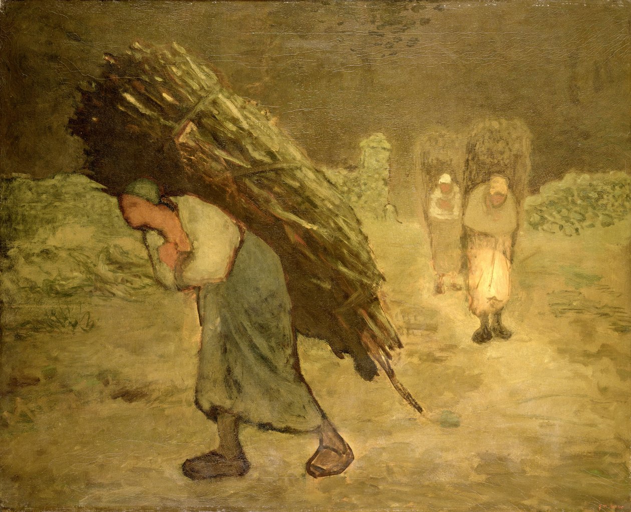 Winter: Die Holzsammler von Jean Francois Millet