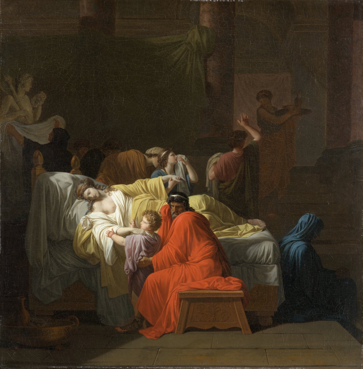 Der Tod der Alkestis, 1794 von Jean François Pierre Peyron