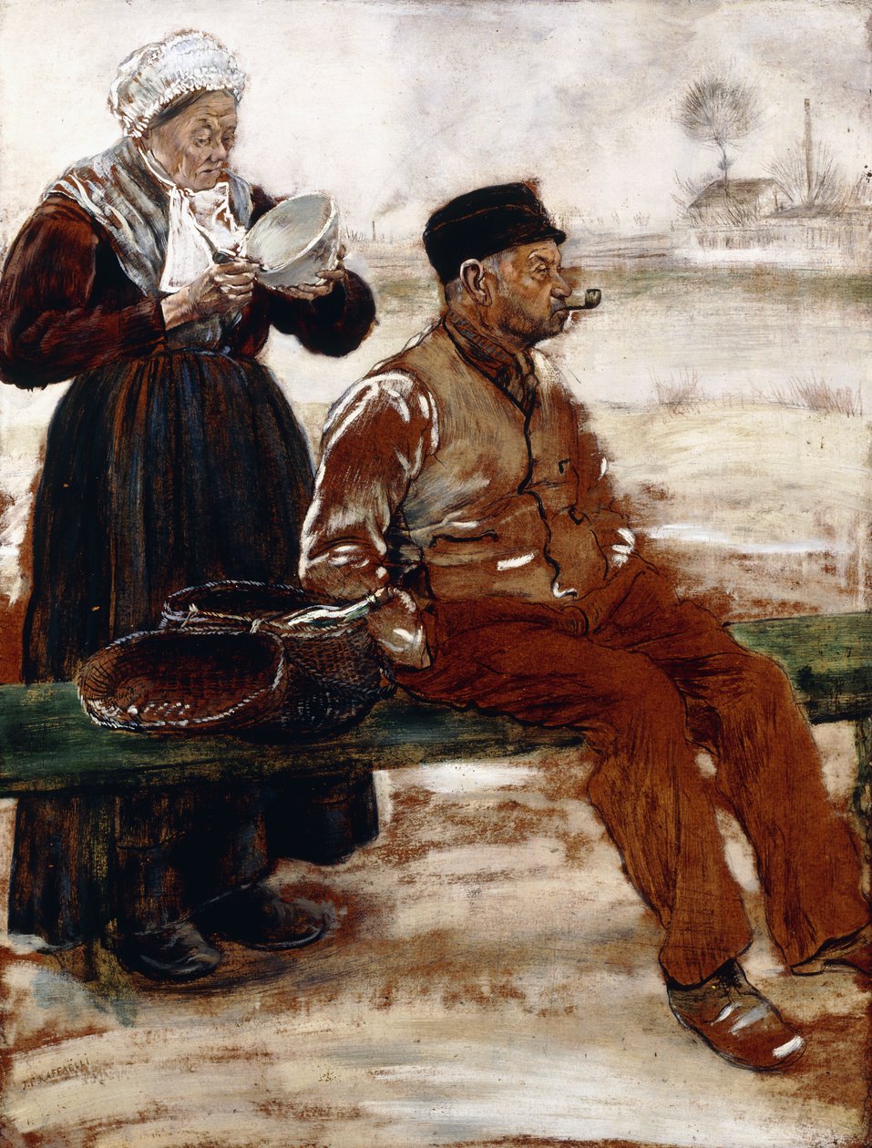Nach dem Essen von Jean Francois Raffaelli
