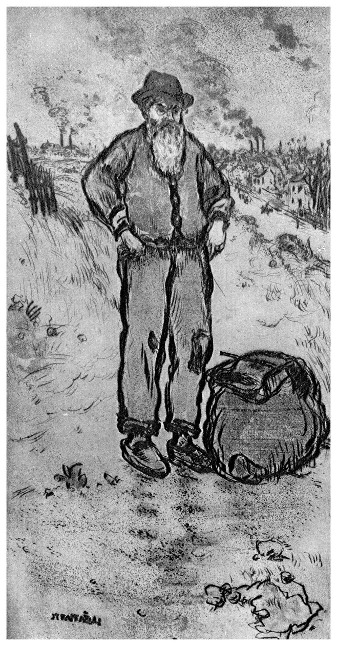 Le Chemineau, ca. 1870-1920, 1924 von Jean Francois Raffaelli