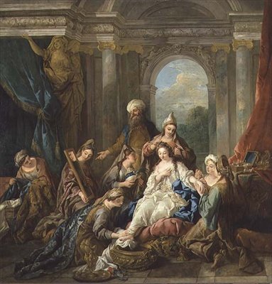 Die Toilette der Esther von Jean François de Troy