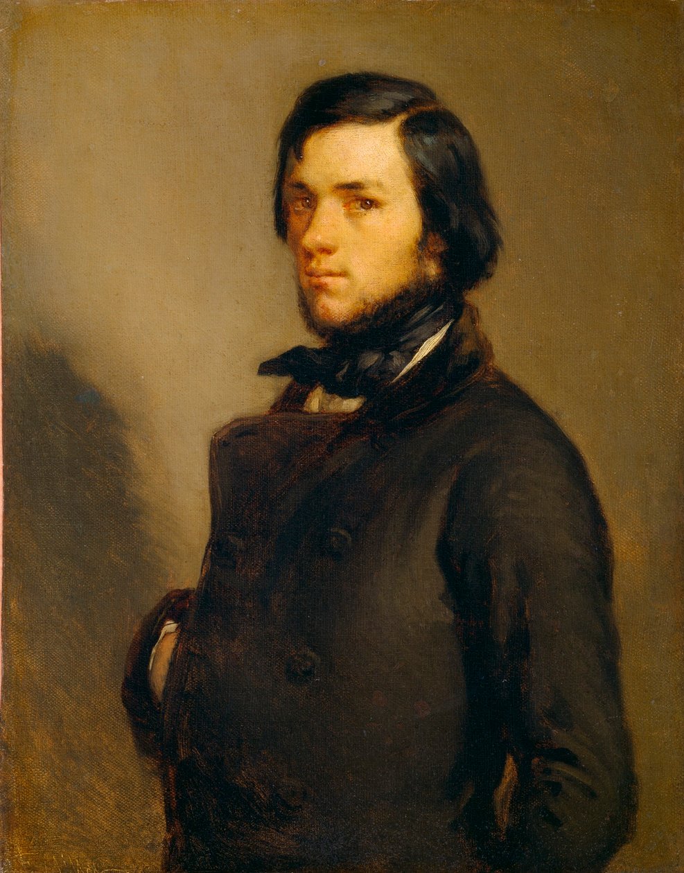 Porträt eines Mannes von Jean Francois Millet