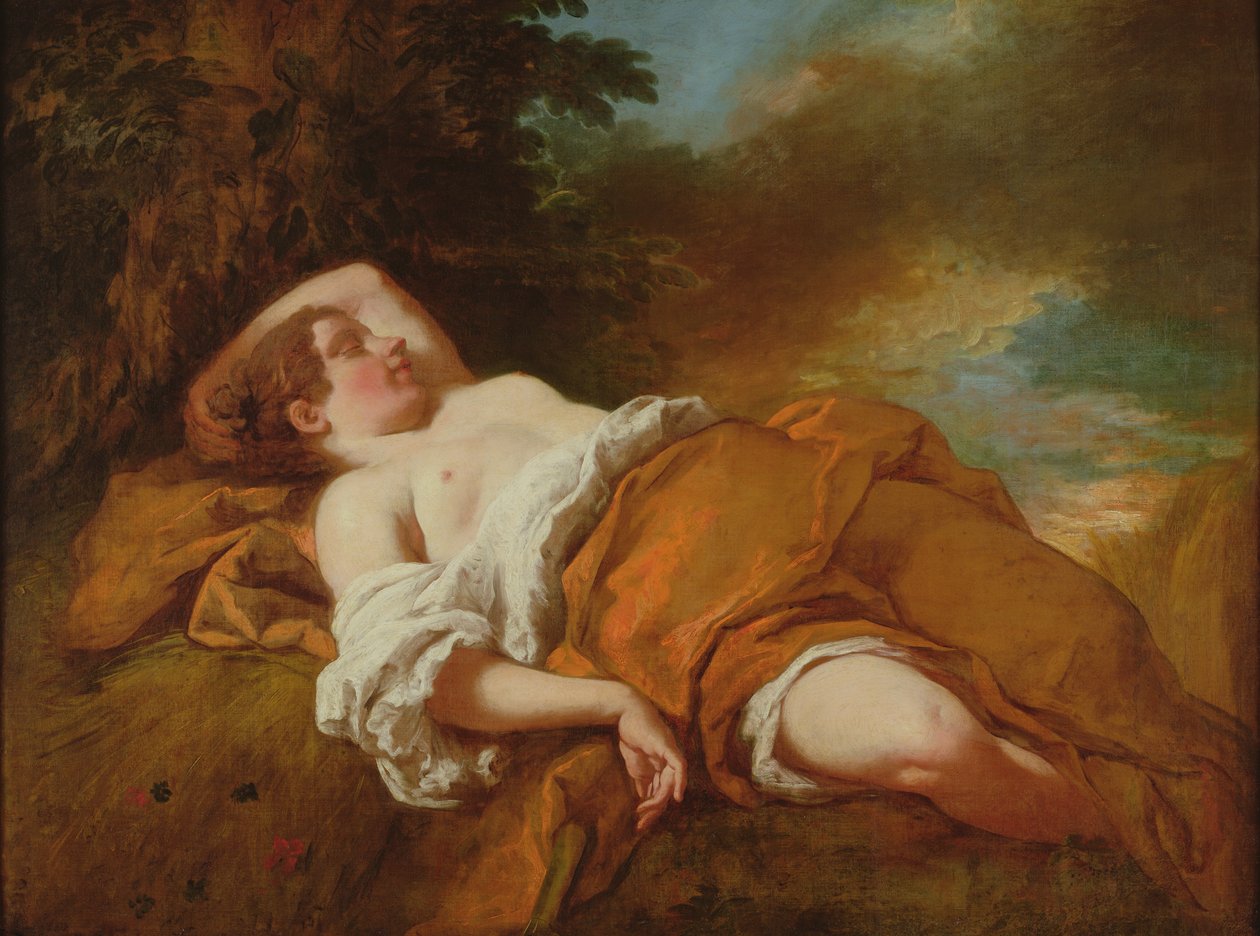 Schlafender Erntearbeiter von Jean François de Troy