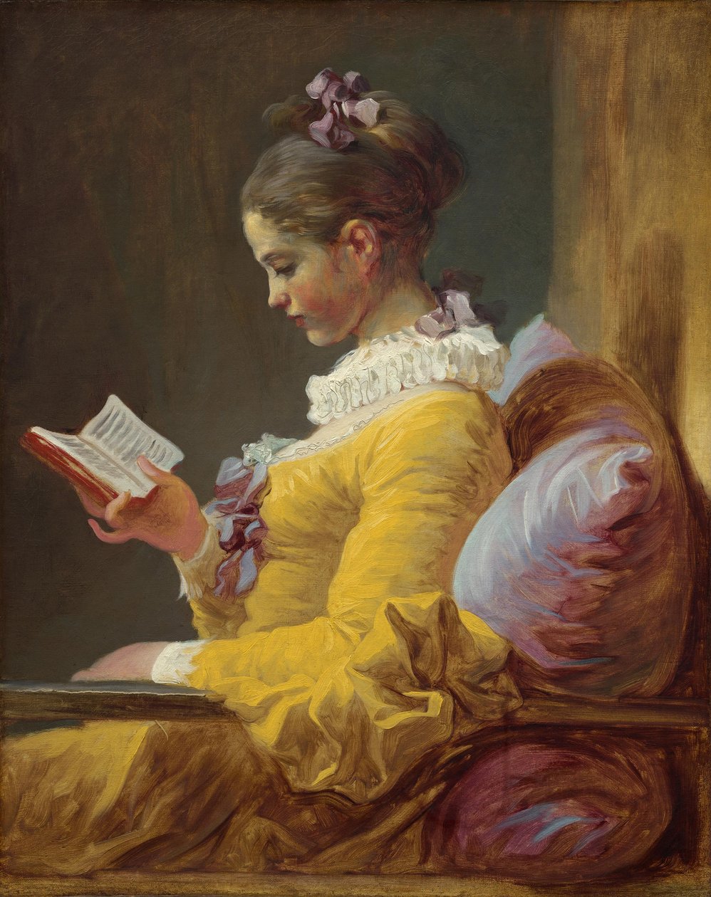 Lesende Frau von Jean Honore Fragonard