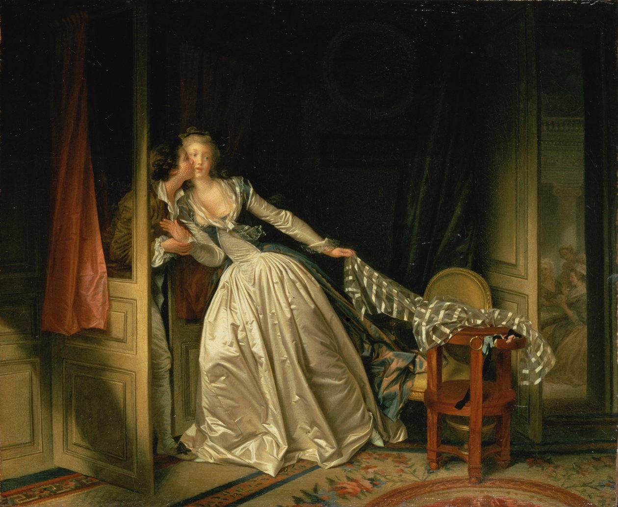Der gestohlene Kuss von Jean Honore Fragonard